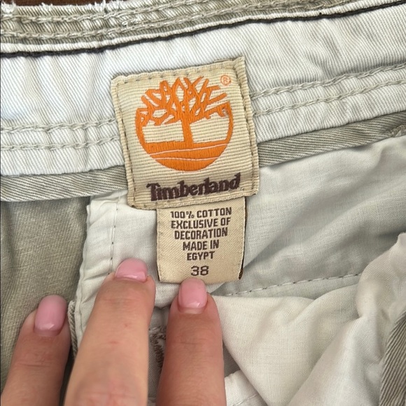 Timberland Khaki Cargo Shorts Relaxed Fit - Picture 3 of 12